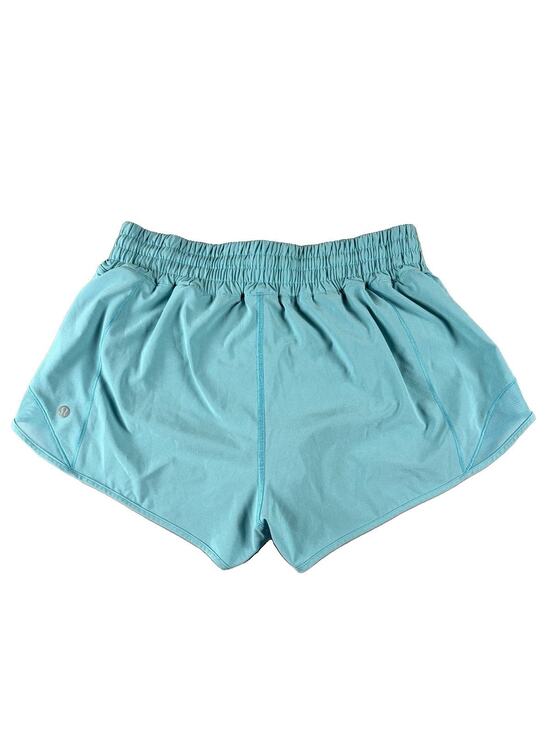 lululemon athletica Pants - Lululemon Hotty Hot High Rise Lined Short 2.5” Blue Size 8 W7AYYR